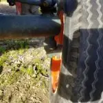 USED KUBOTA L185 L.H. FRONT AXLE KNEE