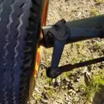 USED KUBOTA L185 LEFT HAND STEERING ARM