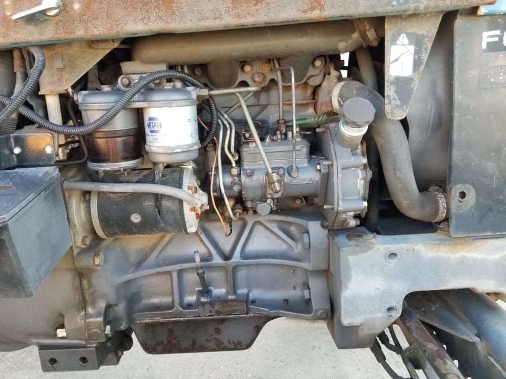 USED FORD 201ci DIESEL ENGINE COMPLETE, LESS STEERING PUMP, ELECTRIC ...