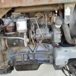 USED FORD 201ci DIESEL ENGINE COMPLETE, LESS STEERING PUMP, ELECTRIC, AND FLYWHEEL