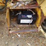 USED CAT 416 BATTERY BOX / L.H. STEP