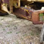 USED CAT 416 2WD FRONT AXLE ASSEMBLY