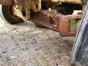 USED CAT 416 2WD FRONT AXLE ASSEMBLY