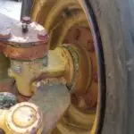 USED CAT 416 RIGHT HAND FRONT SPINDLE