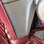 USED FORD 800 LEFT LOWER HOOD PANEL