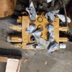 USED CASE 90XT SKID STEER LOADER HYDRAULIC VALVE (3-SPOOL PICTURED)