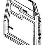 AT197863 DEERE 750C DOZER ENGINE SIDE SHIELD, LEFT HAND. NEW, NON-OEM.