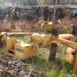 USED CASE BACKHOE FUEL AND HYDRAULIC TANKS
