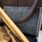 USED HITACHI EX210LC-9 A/C CONDENSER