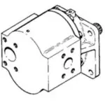 R25852 CASE 1150B 1450 CRAWLER HYDRAULIC PUMP, TYRONE # 20300 C-DDJ, NEW ON-OEM