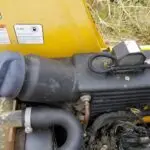 USED KOMATSU SK714 FUEL TANK
