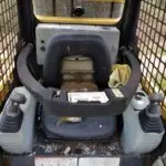 USED KOMATSU SK714 SEAT ASSEMBLY