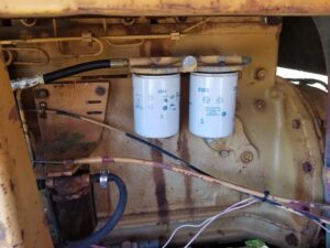 USED CASE W20C FUEL FILTER HOUSING