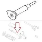 112-4297 CATERPILLAR ADJUSTER TUBE D3C D4C D4C LGP