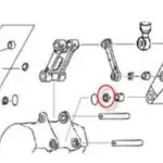 2445R220D2 KOBELCO SEAL, H-LINK TO DIPPER SK115 SK120 SK130 SK135