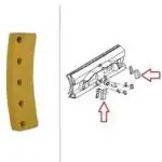 705740C1 DRESSER DOZER UPPER RETIANER TD7C TD7E TD7G. NEW AFTERMARKET.