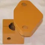 D45485 CASE DOZER TOP ROLLER BRACKET - SEE BELOW FOR MODELS
