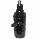 F1NN3A244AA FORD 555 SERIES BACKHOE STEERING MOTOR WITH ROLL PIN SHAFT - DIAMOND FITTING PATTERN