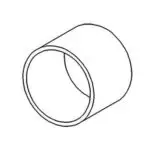 2405P472 - KOBELCO SK115 SK120 SK130 SK135 BUSHING, DIPPER ARM AT BUCKET