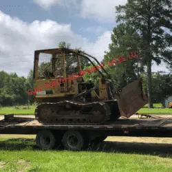 SALVAGE CATERPILLAR D4C DOZER FOR PARTS GULF SOUTH EQUIPMENT SALES BATON ROUGE LOUISIANA