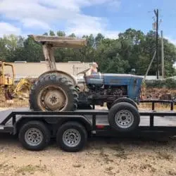 SALVAGE FORD 3000 TRACTOR FOR PARTS GULF SOUTH EQUIPMENT SALES BATON ROUGE LOUISIANA