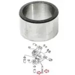 135249A1 CASE BUSHING SWING CYLINDER PIVOT, UPPER 580L, 580 Super L, 580M, 580 Super M