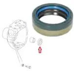 87685583 CASE 4WD BACKHOE SWIVEL HOUSING SEAL 45mmX60mmX16mm 580L, 580 Super L, 570LXT, 580M, 580 Super M, 570MXT, 590 Super L, 590 Super M