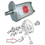 R45996 CASE 1450B 1455B TRANSMISSION CHARGE PUMP. NEW NON-OEM.