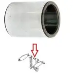 D121845 CASE BACKHOE BUSHING, LINK AT CYLINDER NEW NON-OEM 580D, 580 SUPER E