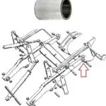D129240 CASE 580K 580SK LOADER BUSHING, FRAME AT BUCKET AND LINK AT BUCKET NEW NON-OEM
