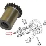 D78330 CASE DOZER GEAR PUMP DRIVE (15 SPLINE) NEW NON-OEM 850B, 850C, 850D, 855D, 855E