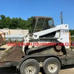 SALVAGE BOBCAT T200 SKID STEER FOR PARTS GULF SOUTH EQUIPMENT SALES BATON ROUGE LOUISIANA