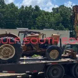 SALVAGE FORD UTILITY TRACTOR FOR PARTS GULF SOUTH EQUIPMENT SALES BATON ROUGE LOUISIANA