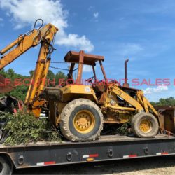 SALVAGE CASE 580L BACKHOE FOR PARTS GULF SOUTH EQUIPMENT SALES BATON ROUGE LOUISIANA