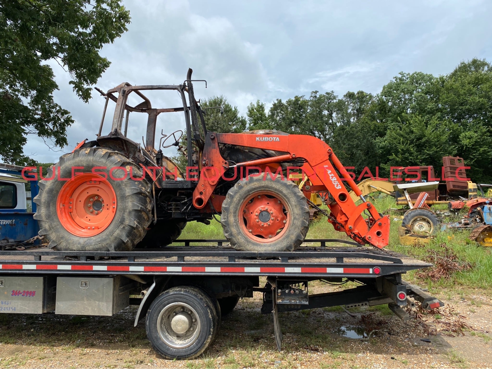 Kubota M9540D Tractor in for Parts