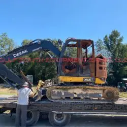 SALVAGE JOHN DEERE MINI EXCAVATOR 75G FOR PARTS GULF SOUTH EQUIPMENT SALES BATON ROUGE LOUISIANA