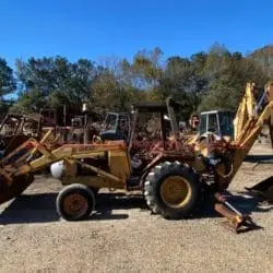 SALVAGE MACHINE CASE BACKHOE MODEL 580D 580SD FOR PARTS GULF SOUTH EQUIPMENT SALES BATON ROUGE LOUISIANA