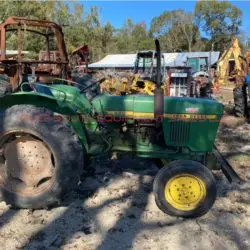 SALVAGE TRACTOR JOHN DEERE MODEL 950 FOR PARTS GULF SOUTH EQUIPMENT SALES BATON ROUGE LOUISIANA