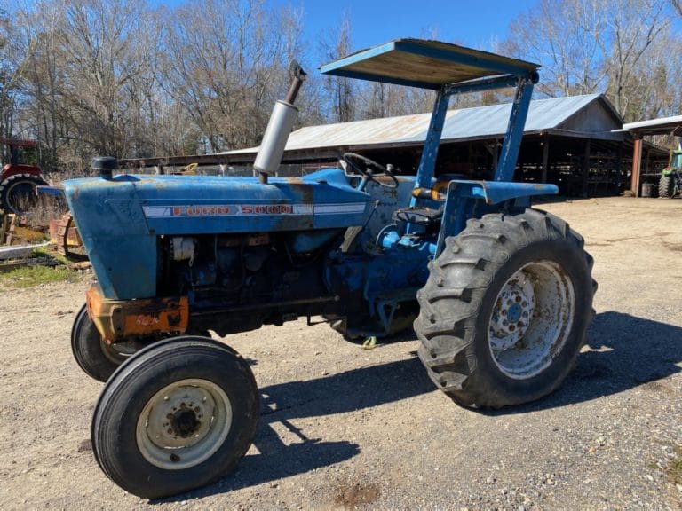 Ford 5000 Tractor in for Parts Gulf South Equipment Sales