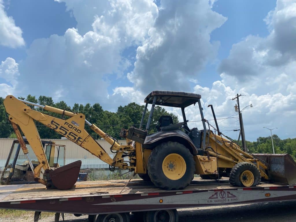 Ford New Holland 555E for Salvage gulf south equipment sales baton rouge louisiana