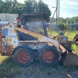 Clark 743 Skid Steer Loader for Salvage gulf south equipment sales baton rouge louisiana