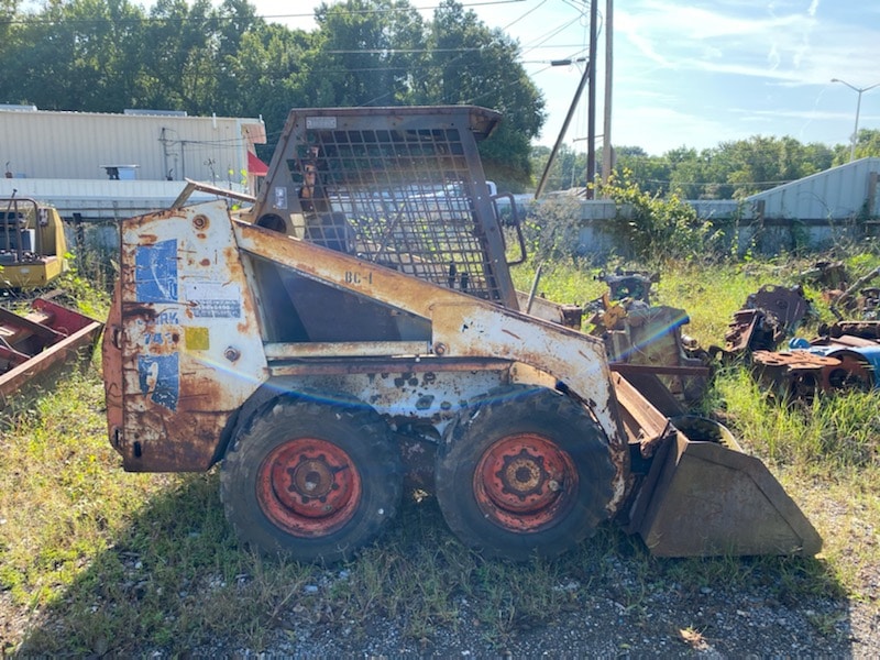 Clark 743 Skid Steer Loader for Salvage gulf south equipment sales baton rouge louisiana