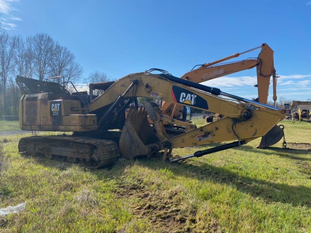 CAT 320F EXCAVATOR FOR SALVAGE GULF SOUTH EQUIPMENT SALES BATON ROUGE LOUISIANA