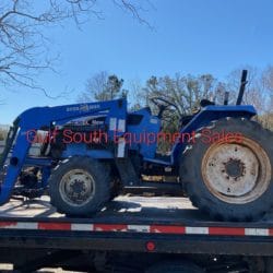 Ford New Holland TC30 With Bush Hog Front End Loader for salvage gulf south equipment sales baton rouge louisiana