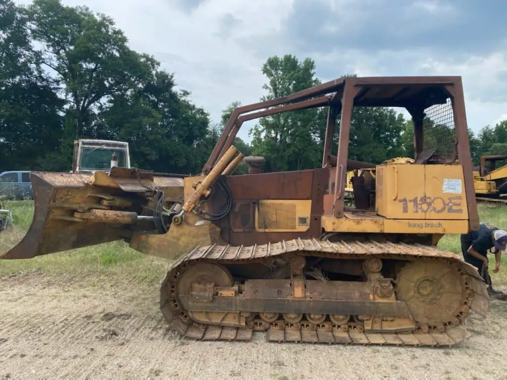 Case 1150E Crawler Dozer salvage equipment for parts gulf south equipment sales baton rouge louisiana