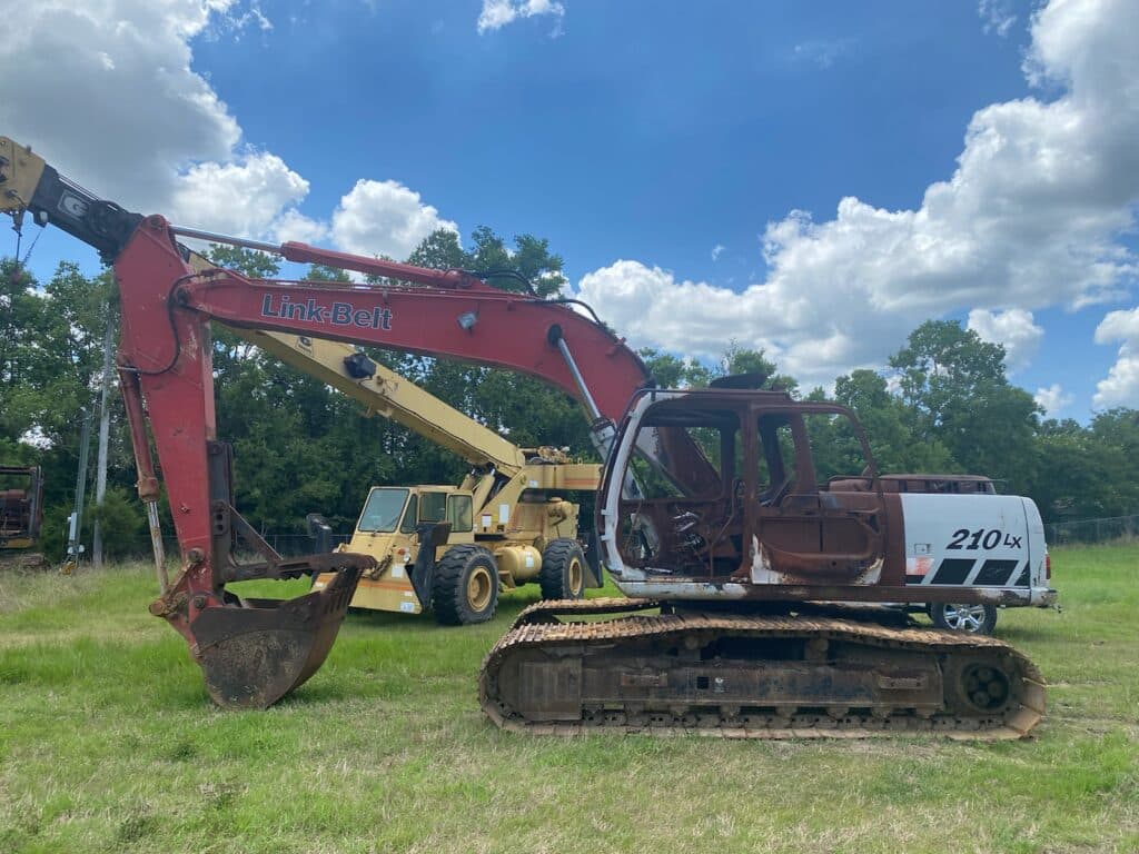 Linkbelt 210LX Excavator for salvage parts gulf south equipment sales baton rouge louisiana