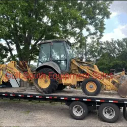 ford new holland 555e 2wd backhoe with extendahoe and 4 in 1 loader bucket for salvage parts gulf south equipment sales baton rouge louisiana