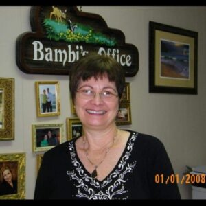 bambi carpenter in her office at gulf south equipment sales