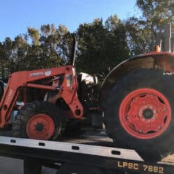 kubota m5140 tractor with la1153 loader for parts