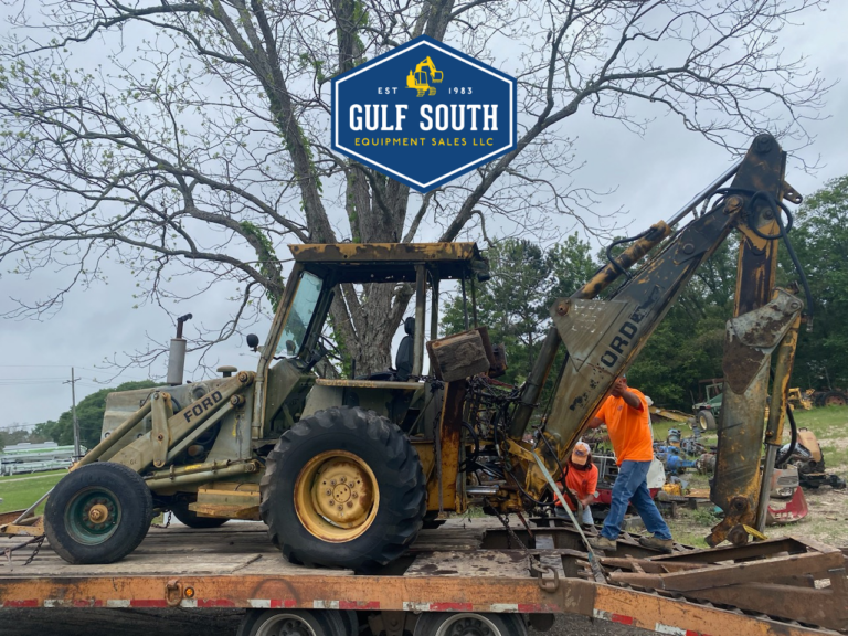 Ford 555 Backhoe for Parts With Extendable Dipper